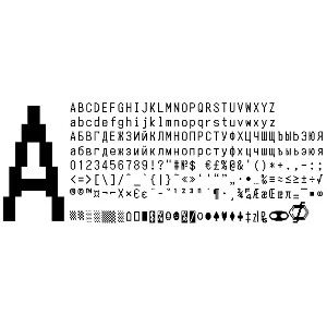 Шрифт ККМ ПРИМ-08 вер.3 (ttf)