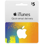 Itunes Gift Card $5 USA - без комиссии