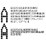 Шрифт ККМ матричного принтера EPSON TM-U950 вер.1(ttf)