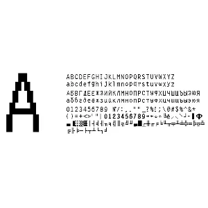 Шрифт ККМ МЕРКУРИЙ MS-К вер. 2(ttf)