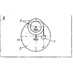 Задача К3 Вар. 05 термех из решебника Яблонский АА 1978