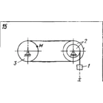 Задача К3 Вар. 15 термех из решебника Яблонский АА 1978