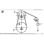 Задача К3 Вар. 19 термех из решебника Яблонский АА 1978
