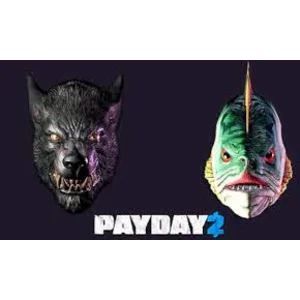 PAYDAY 2: Lycanwulf and The One Below Masks - STEAM KEY