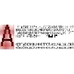 Шрифт терминала оплаты VKP-80, версия 1