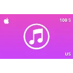 Подарочная карта iTunes 100 долл. US-регион