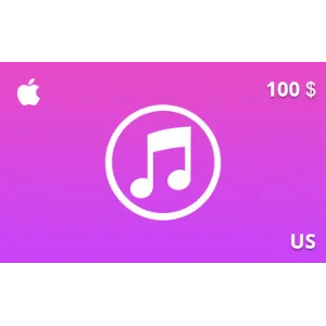 Подарочная карта iTunes 100 долл. US-регион