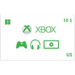 Подарочная карта Xbox 10 долл. US-регион