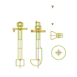 Динамический блок лапчатого болта М22