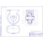 Чертеж Колесо тележки