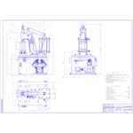 Чертеж Пресс-вулканизатор