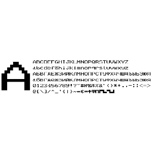 Полный набор 4 шрифтов ККМ МЕРКУРИЙ-114.1-ТОРНАДО(ttf)