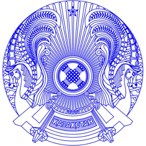 Герб Казахстана по ГОСТу 2017 года.