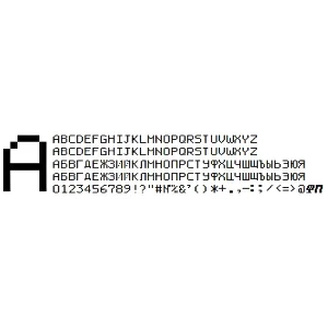 Шрифт ККМ ТВЕС-МИНИ (ttf)