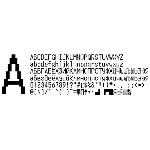 Шрифт платежного терминала КАМПЭЙ (VKP-80 в.1) (otf)