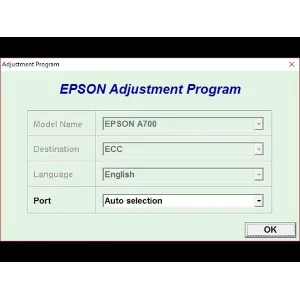 Adjustment Program Epson A700 (Сброс памперса)