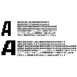 Шрифт ККМ ЭЛВЕС-ФР вер.2(ttf)