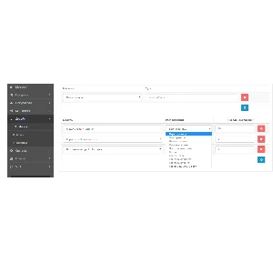 Дополнительные позиции для OpenCart 2