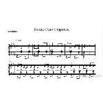 Косил сено старичек (ноты для баяна -гармони) казацкая