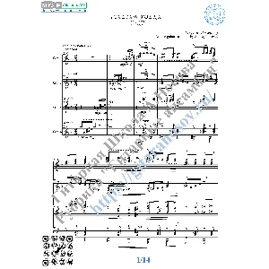 Итальянская полька (Ноты для 4-х гитар)