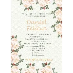 Шаблон приглашения на свадьбу