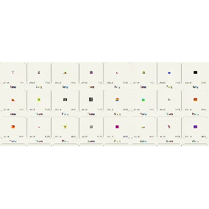 86 иконок нарисованные ребенком 6 лет