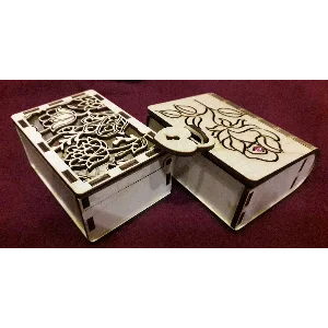 Мини-шкатулки DXF CDR, вектор для лазерного резака