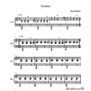 THE HARDKISS - October (live piano version)