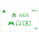 Подарочная карта Xbox 100 долл. US-регион