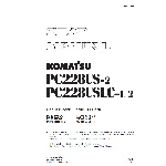 Komatsu PC228US-2, USLC-1, 2 Shop Manual