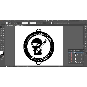 Векторный рисунок ниндзя