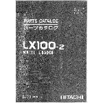 Hitachi LX100-2 Parts Catalog