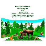 Маркеры игрового пространства "Природные зоны"