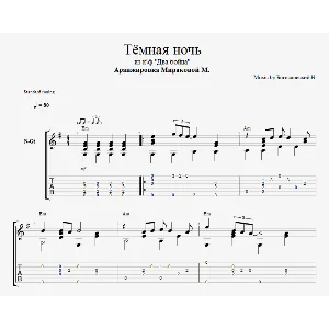 Тёмная ночь