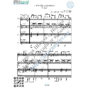 Cancion Carorena (Ноты для 4-х гитар)