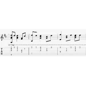 Гляжу в озера синие табы для гитары