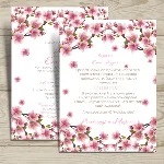 Шаблон приглашения на свадьбу "Spring" №51