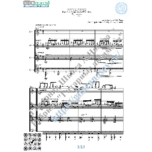 Siciliana_Bach (Ноты для 4-х гитар)