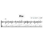 Rise (The Rising of the Shield Hero) - гитара ноты+табы