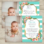 Приглашение на крестины №0006