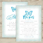 Приглашение на крестины №0012