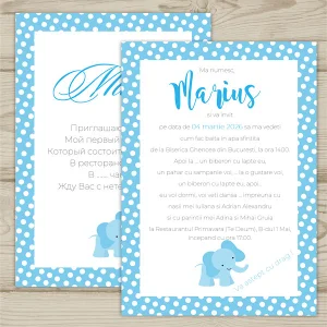 Приглашение на крестины №0013