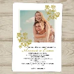 Шаблон приглашения на свадьбу  "Frame" №65