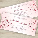 Шаблон приглашения на свадьбу  № 71