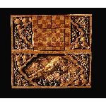 3d модель нард, шахматная доска для станка с ЧПУ