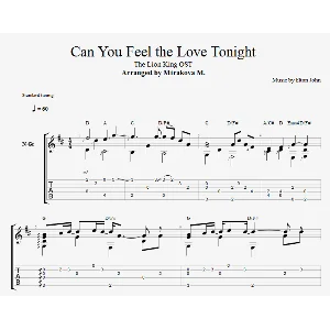 Из м/ф Король лев - Can You Feel the Love Tonight