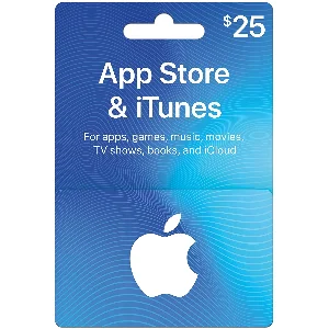 iTunes Gift Card $25 USA - без комиссии