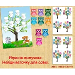 РАЗЛОЖИ ПО ОБРАЗЦУ СОВЫ/электронная версия