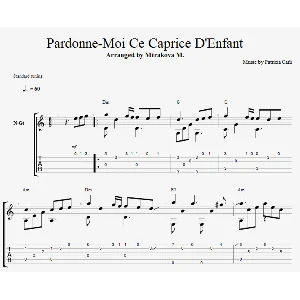 Pardonne Moi Ce Caprice D´enfant