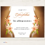 Макет Сертификата №27